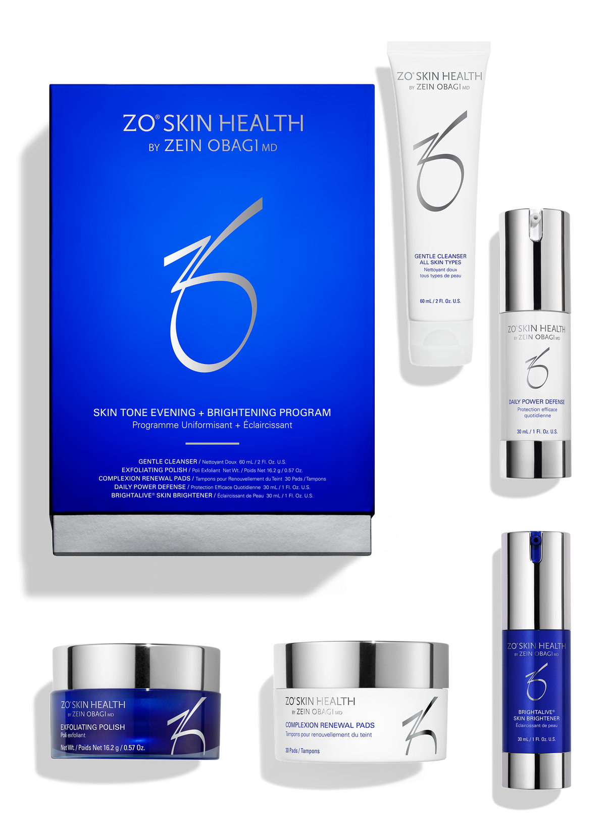 ZO Skin Health Skin Tone Evening & Brightening Program